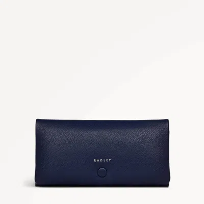 Radley London Womens Leather Mallow Street Large Flapover Matinee - Blue Large