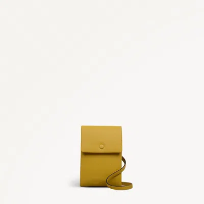 Radley London Womens Leather Mallow Street Medium Phone Cross Body - Gold Medium