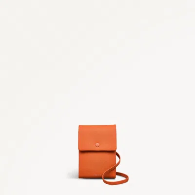 Radley London Womens Leather Mallow Street Medium Phone Cross Body - Orange Medium