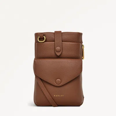 Radley London Womens Leather Mallow Street Medium Phone Crossbody - Brown
