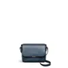 Radley London Womens Leather Mells Manor Medium Flapover Crossbody - Blue Medium In Blue