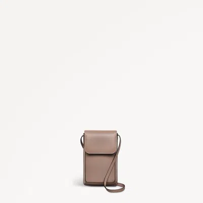 Radley London Womens Leather Mells Manor Medium Phone Crossbody - Natural Medium In Brown