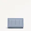 Radley London Medium Smoke Blue Leather Purse In Blue