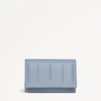 Radley London Womens Leather Oak Street Medium Flapover Wallet - Blue Medium