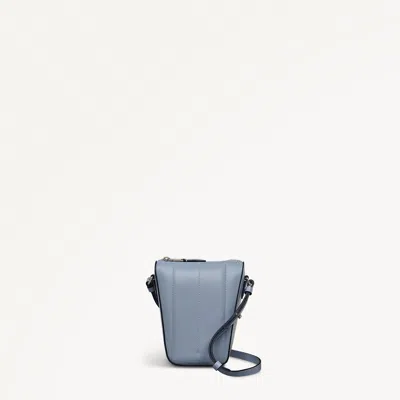 Radley London Womens Leather Oak Street Medium Phone Crossbody - Blue Medium