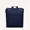 Radley London Womens Leather Oak Street Medium Ziptop Backpack - Navy Medium In Blue