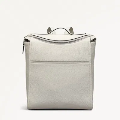 Radley London Womens Leather Oak Street Medium Ziptop Backpack - White Medium