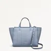 Radley London Womens Leather Oak Street Medium Ziptop Grab - Blue Medium In Blue