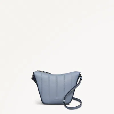 Radley London Womens Leather Oak Street Small Ziptop Crossbody - Blue Small