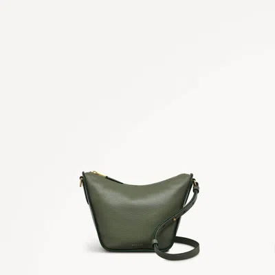 Radley London Womens Leather Oak Street Small Ziptop Crossbody - Green Small