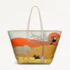 Radley London Womens Leather On Safari Large Open Top Tote - White Large In White