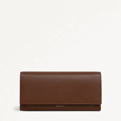 Radley London Womens Leather Picton Place Large Flapover Wallet - Brown Large