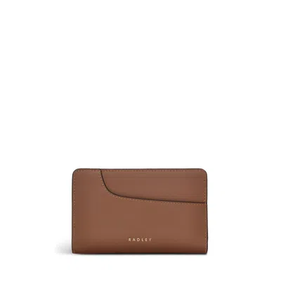 Radley London Womens Leather Pockets 2.0 Medium Bifold Purse Saddle Medium Bifold Purse - Brown