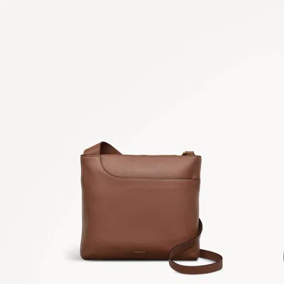 Radley London Womens Leather Pockets Large Ziptop Cross Body - Tan Large In Brown