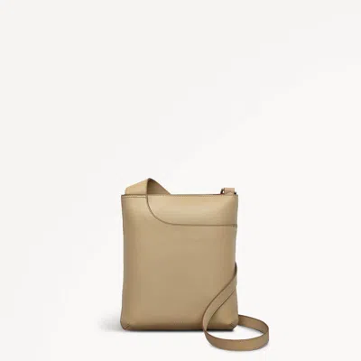 Radley London Womens Leather Pockets Medium Ziptop Cross Body - Natural Medium In Brown