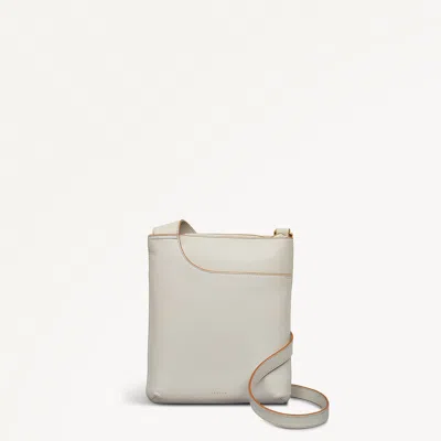 Radley London Womens Leather Pockets Medium Ziptop Cross Body - White Medium