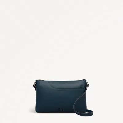 Radley London Womens Leather Pockets Medium Ziptop Ew Cross Body - Green Medium
