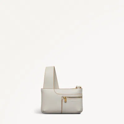 Radley London Womens Leather Pockets Mini Ziptop Cross Body - White Mini