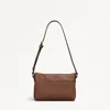Radley London Womens Leather Pockets Mini Ziptop Ew Shoulder - Tan Mini In Brown