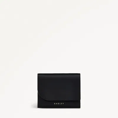 Radley London Womens Leather Pockets Small Trifold Wallet - Black Small