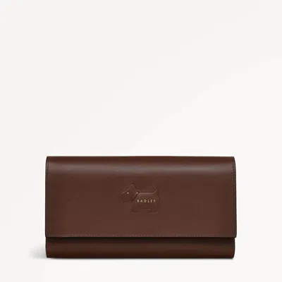 Radley London Womens Leather Puffy Radley - Protect Extra Large Flapover Matinee - Brown