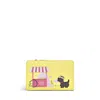 Radley London Womens Leather Radley Candy Floss Medium Bifold Purse - Yellow Medium In Yellow