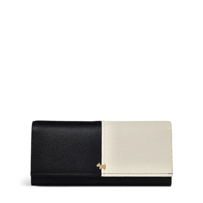 Radley London Womens Leather Regents Row - Colour Block Large Flapover Matinee - Black Large