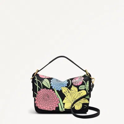 Radley London Womens Leather Rhs Ss25 Small Flapover Cross Body - Black Small