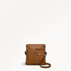 Radley London Womens Leather Ridge Park Small Ziptop Crossbody - Tan Small In Brown