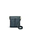 Radley London Womens Leather Selby Crescent Small Ziptop Crossbody - Blue Small In Blue