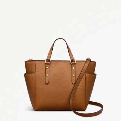 Radley London Womens Leather Silk Street Medium Ziptop Multiway - Brown Medium