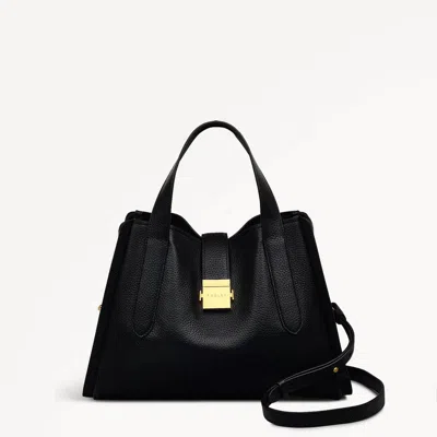 Radley London Womens Leather Sloane Street Medium Ziptop Grab - Black Medium