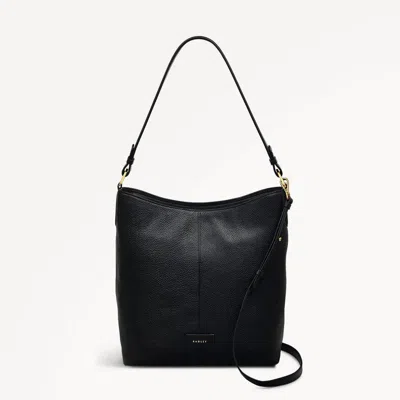 Radley London Womens Leather Southwark Lane Large Ziptop Shoulder - Black Large