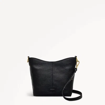 Radley London Womens Leather Southwark Lane Small Ziptop Crossbody - Black Small
