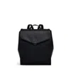 Radley London Womens Leather Southwark Road Small Flapover Backpack - Black In Black