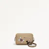 Radley London Womens Leather Spring Meadow Small Ziptop Cross Body - Natural Small In Brown