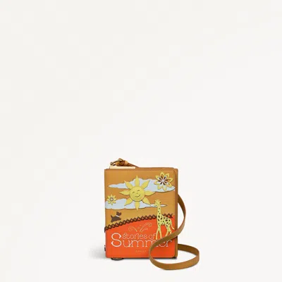 Radley London Womens Leather Stories Of Summer Small Flapover Cross Body - Brown Small