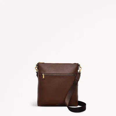Radley London Womens Leather Sunny Dene Small Ziptop Crossbody - Brown Small