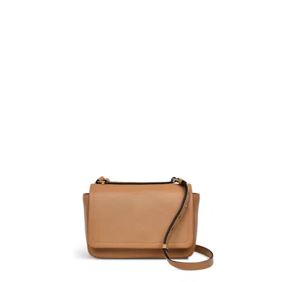 Radley London Womens Leather Sycamore Grove Small Flapover Crossbody - Tan In Brown
