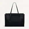 Radley London Womens Leather The Burlington Large Open Top Tote - Black Large In Black