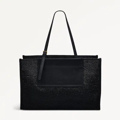 Radley London Womens Leather The Burlington Large Open Top Tote - Black Large