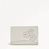 Radley London Womens Leather The Chancery - Cutwork Floral Medium Zip Around Wallet - White Medium In White