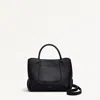 Radley London Womens Leather The Compton Small Ziptop Grab - Black Small In Black