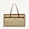 Radley London Womens Leather The Library Large Open Top Tote - Natural Large In Brown