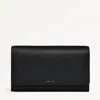 Radley London Womens Leather The Rathbone Flapover Travel Wallet - Black Medium In Black