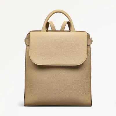 Radley London Womens Leather The Rathbone Large Flapover Backpack - Natural Large In Brown