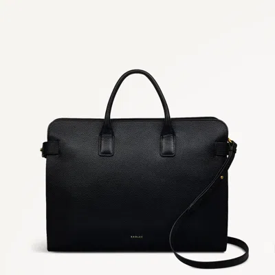 Radley London Womens Leather The Rathbone Large Laptop Grab - Black Large