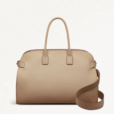 Radley London Womens Leather The Rathbone Large Ziptop Grab - Natural Large In Brown