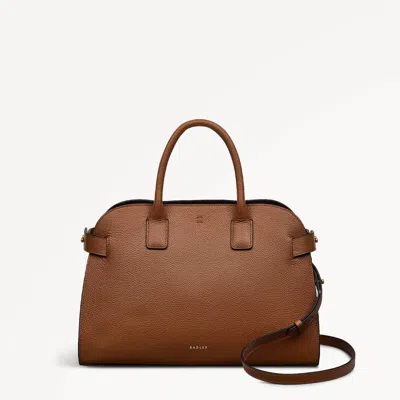 Radley London Womens Leather The Rathbone Open Top Grab - Brown Medium