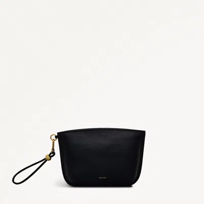 Radley London Womens Leather The Romilly Medium Ziptop Clutch - Black Medium